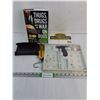 Image 1 : (2) Trucker Log Books,Brass Spring Scale,Ear Piercing Gun,Disposable Camera,Book