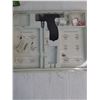 Image 5 : (2) Trucker Log Books,Brass Spring Scale,Ear Piercing Gun,Disposable Camera,Book
