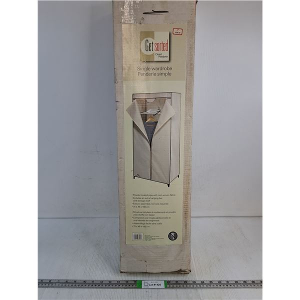 Get Sorted Single Wardrobe Closet-looks to be unused - PICK UP