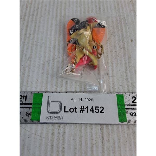 (8) Custom Made Assorted Colored Wobble Jigs