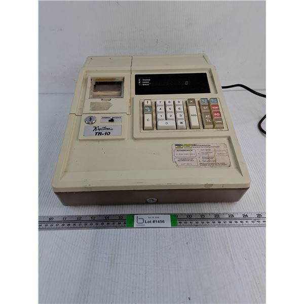 Vintage Keystone TR-10 Electronic Cash Register-Powers On-works good-no key - PICK UP