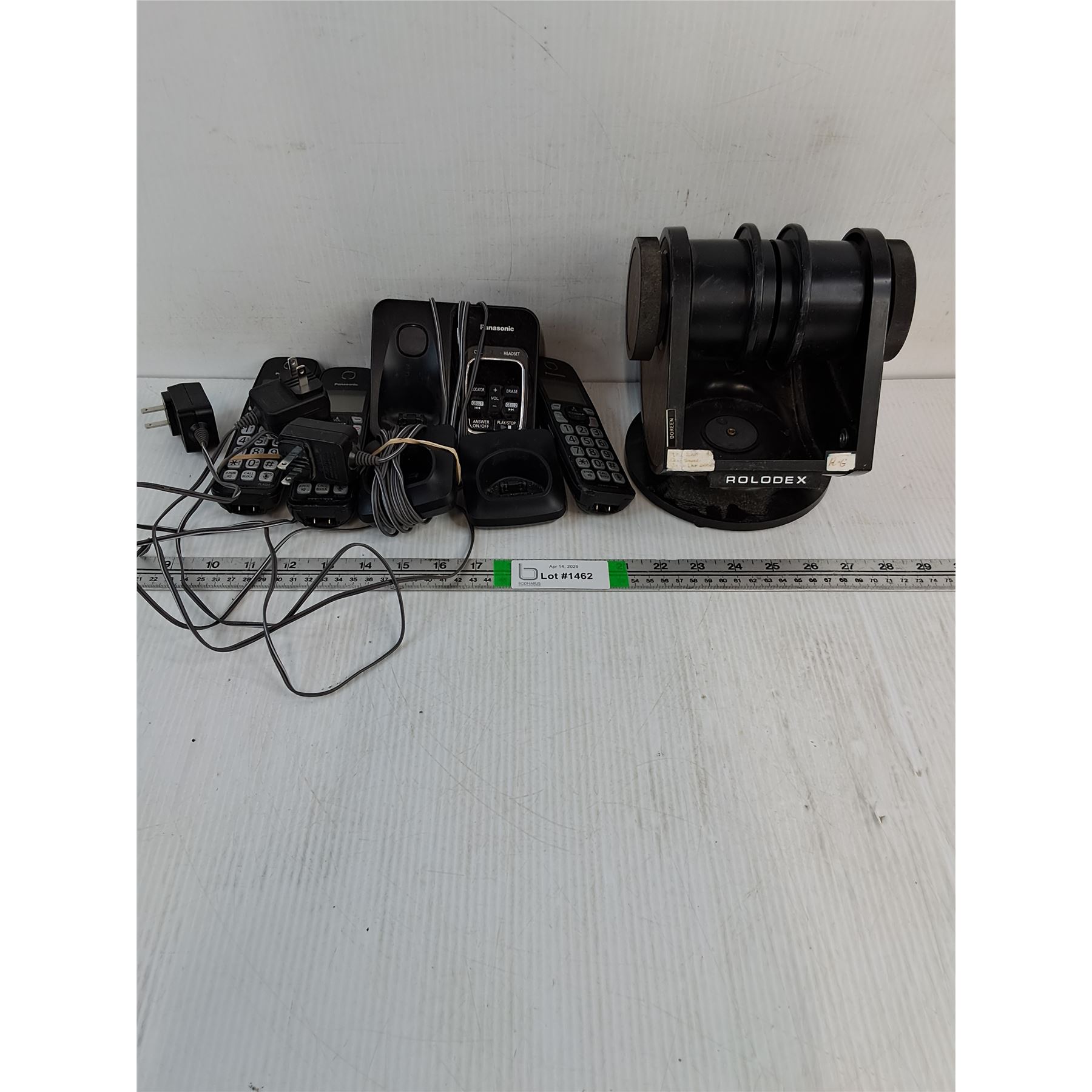 Panasonic Cordless Phone System,Rolodex - Bodnarus Auctioneering