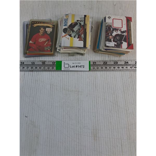 Over (100) Assorted Hockey Cards-Various Years