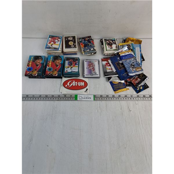 Hockey Card and Wrapper Lot: Various Years and Manufacturers