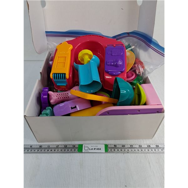 Box of assorted Toddler Plastic Toys