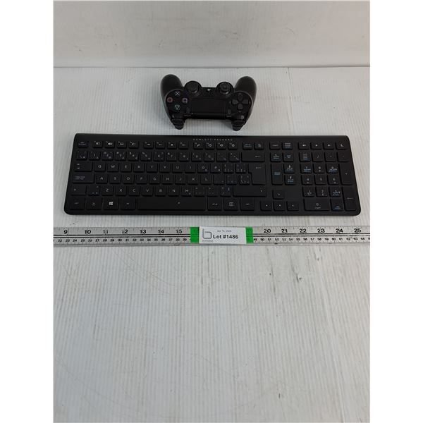 Wireless Controller for Playstation 4 and Computer Keyboard