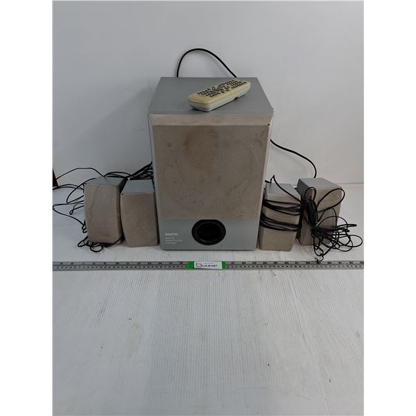 Sanyo Active Subwoofer System-untested-as is - PICK UP ONLY