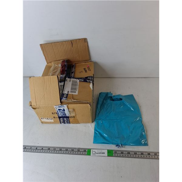 Box of Plastic Bags Approx. 11" x 8.5"- New