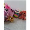 Image 2 : (8) Childrens Assorted Decal Plush Toys