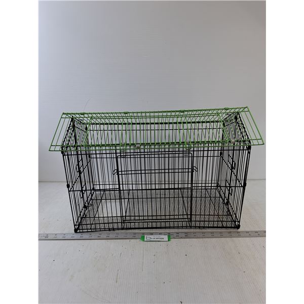 Green and Black Small Pet Cage 19.5"×9"