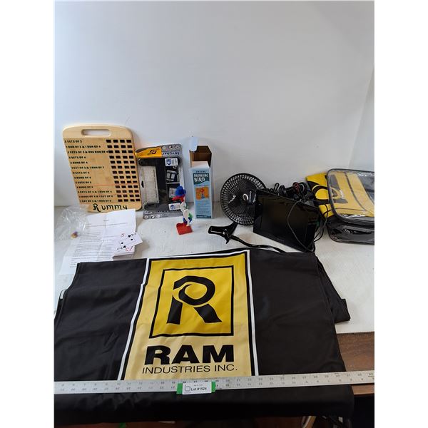 Rummy Card Game, License Holder, Drinking Bird, Mini Fan Tested, Sony digital Frame, MISC- PU