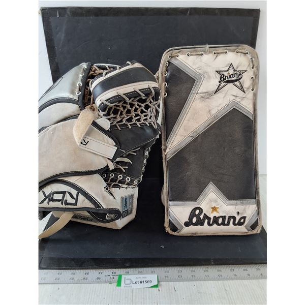 RBK NHL "Brian's" Goalie Glove Set - Used