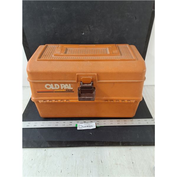Old Pal Orange Tackle Box