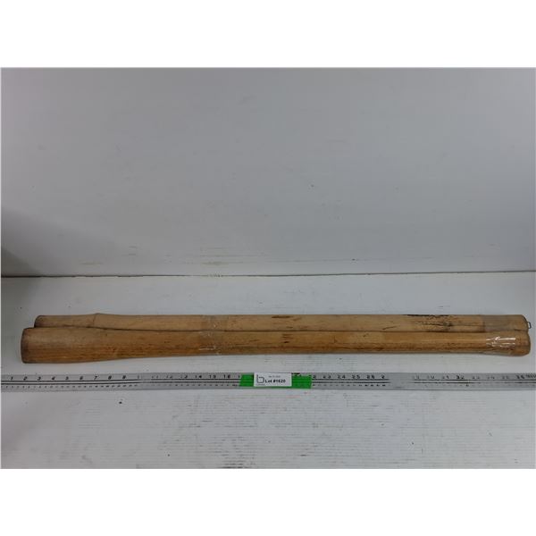 (2) Wooden Axe Handles 36" - PICK UP