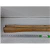 Image 2 : (2) Wooden Axe Handles 36" - PICK UP