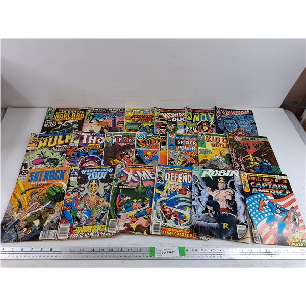 Assorted Comics - The Incredible Hulk, Starman, Space War, Misc
