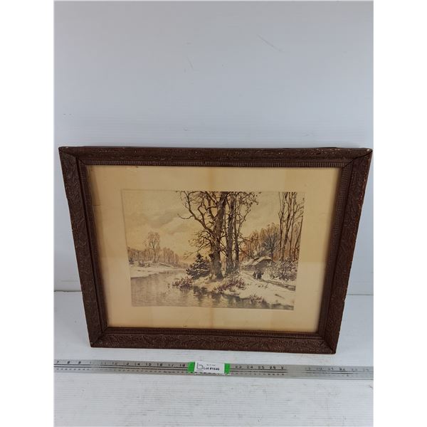 Framed Wall Art Print 22" x 18"