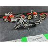 Image 2 : (3) Toy Motorcycles
