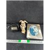 Image 1 : Mini Strobe - Powers On, As Is, Ceramic Figures & Wedding Photo Album