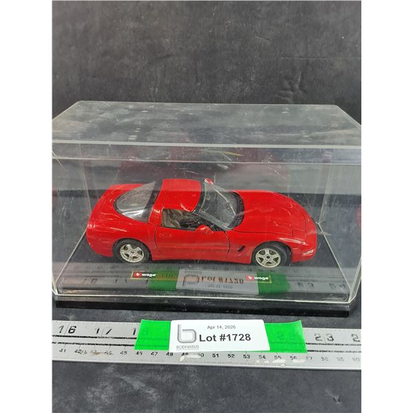 Burago Die Cast 1997 Chevy Corvette Model