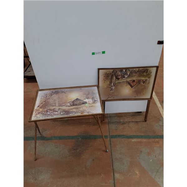 *(2) Vintage TV Stands 23" x 15" x 23" - PICK UP ONLY
