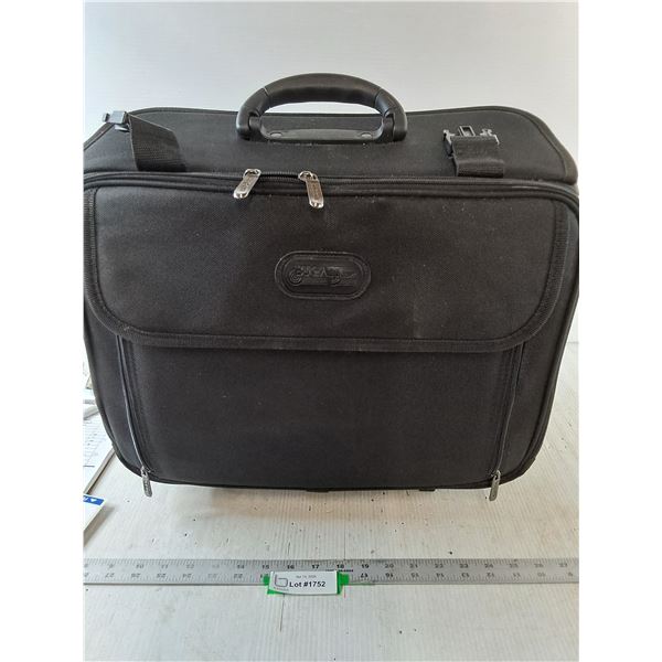 Black Bugatti Travel Suitcase - PICK UP