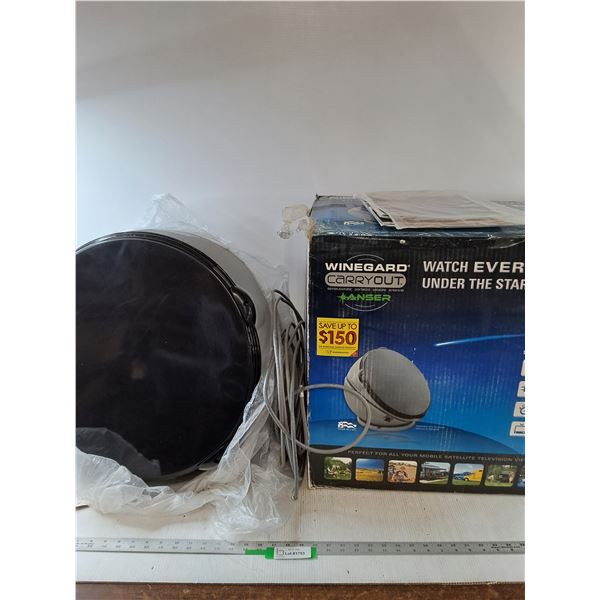 * Satellite  Dish - WineGard Carry Out Semiautomatic portable Satellite Antenna - PICK UP ONLY