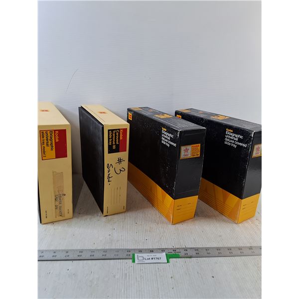 (4) Kodak  Carousel Tray