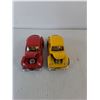 Image 2 : (2) Pullback Volkswagen Die Cast Beetles 1:36 Scale