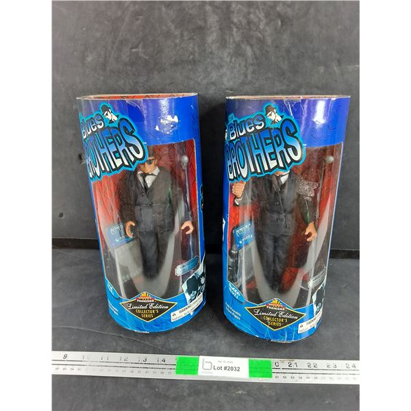 The Blues Brothers Jake & Elwood Blues Fully Poseable Action Figures - New