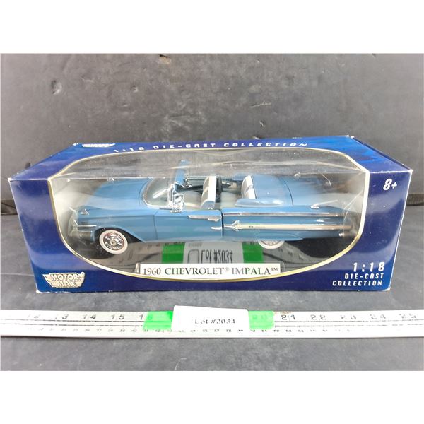 Motor Max 1960 Chevrolet Impala 1:18 Die Cast Model - New