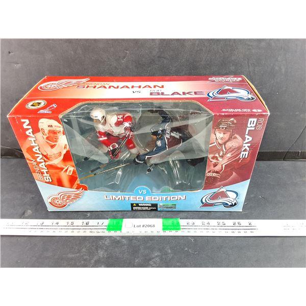 McFarlanes Limited Edition Brendan Shanahan vs Rob Blake Hockey Figures