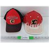 Image 1 : (2) Reebok Calgary Flames Ball Caps - Size Universal