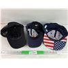 Image 2 : (3)  Hockey Logo Team Ball Caps - Size Universal
