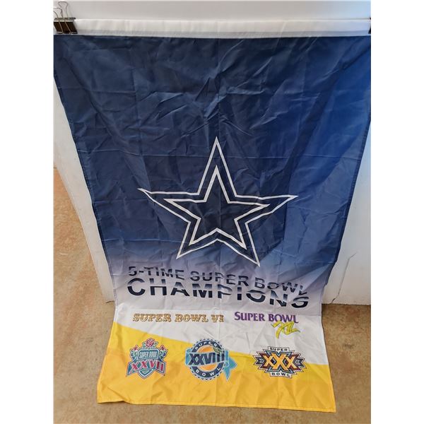 5 Time Super Bowl Champions Banner 59" x 35"
