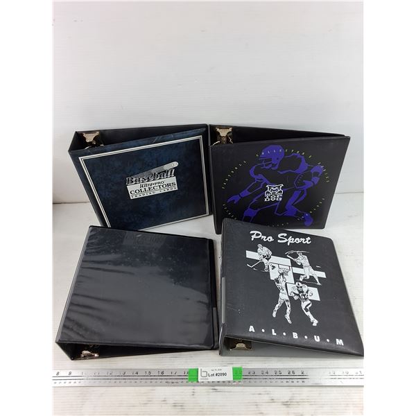 (4) Sports Cards Album