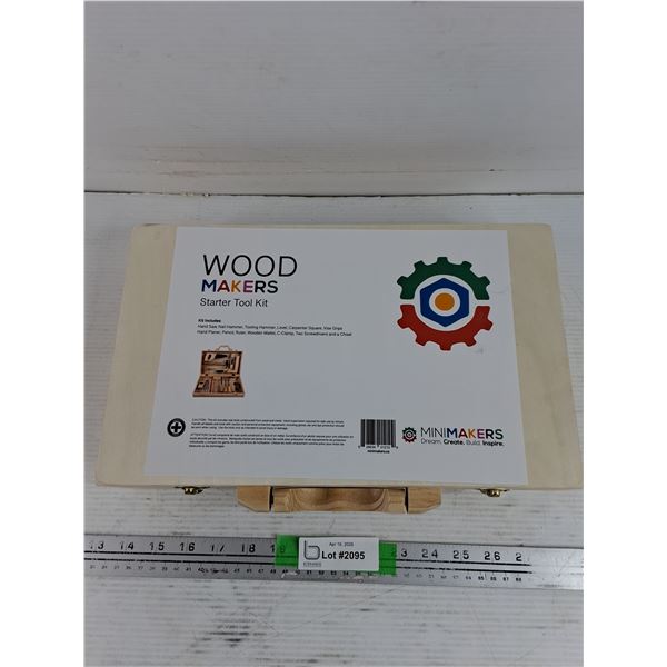 Child's Minimakers Woodworkers Tool Kit
