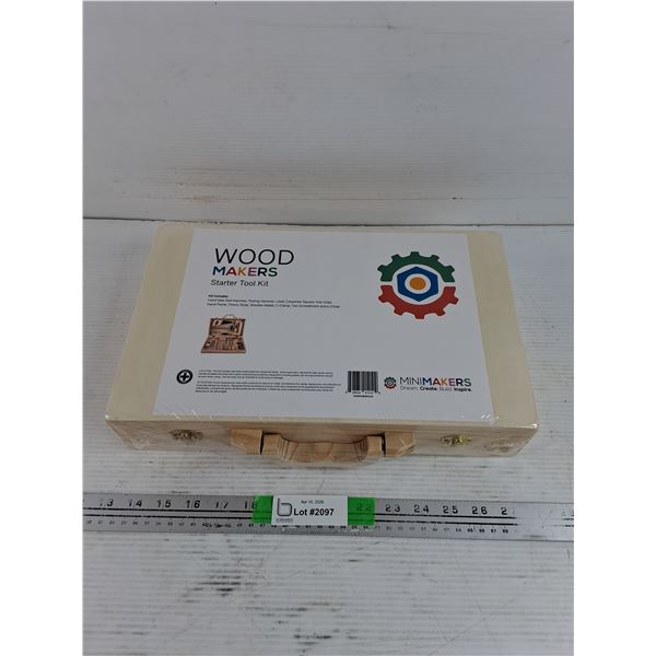 Child's Minimakers Woodworkers Tool Kit - Sealed