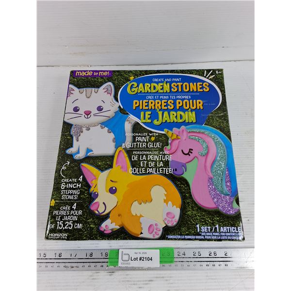 Garden Stones Making Kit w/Molds - Sealed