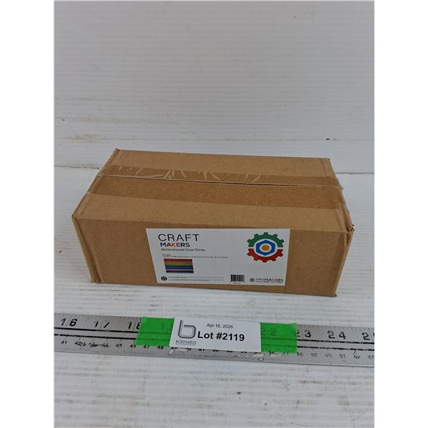 Craft Makers Multicolored Glue Sticks - Sealed