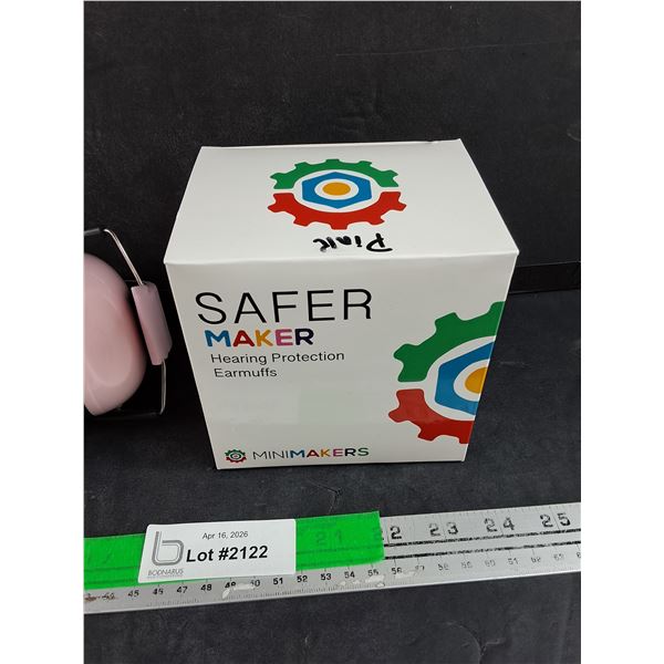 Safer Maker Hearing Protection Earmuffs