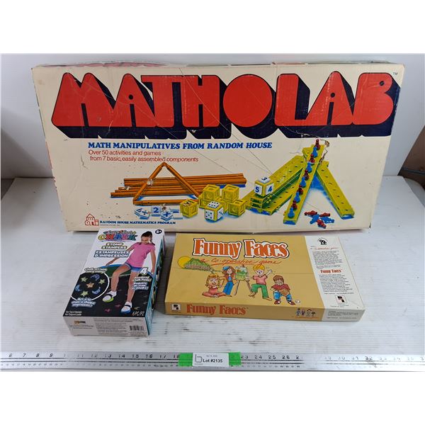 Trivia Games - Matholab, Funny Faces, Crazy Cool Chalk Stomp Stampers