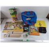 Image 1 : Wooden Dowels, Ultimate Fuzzy Kit, Mario Bag, Marbles, Kids Books, Misc