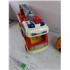 Image 3 : Toy Firetruck & Tonka Garbage Truck