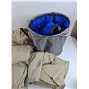 Image 4 : (6) Curtains 70" x 35, Laundry Hamper , Shower Curtain