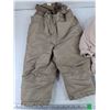 Image 2 : Child's Winter Pants - Size 12-18 & Winter Jacket - Size 6-9M