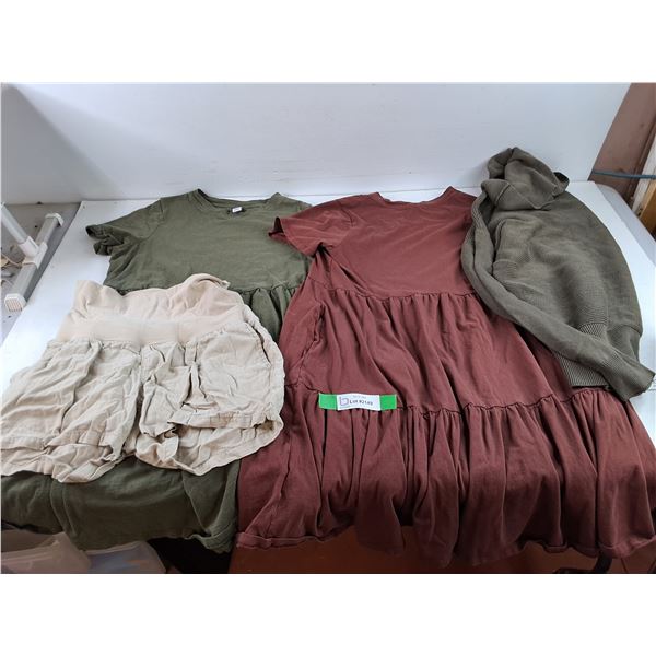 Women's Dresses - Size M, Sweater - Size M, Shorts - Size XS