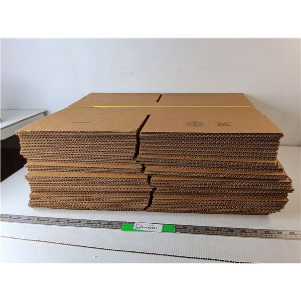 (25) Uline Boxes 12" x 12" x 6"- New - PICK UP ONLY