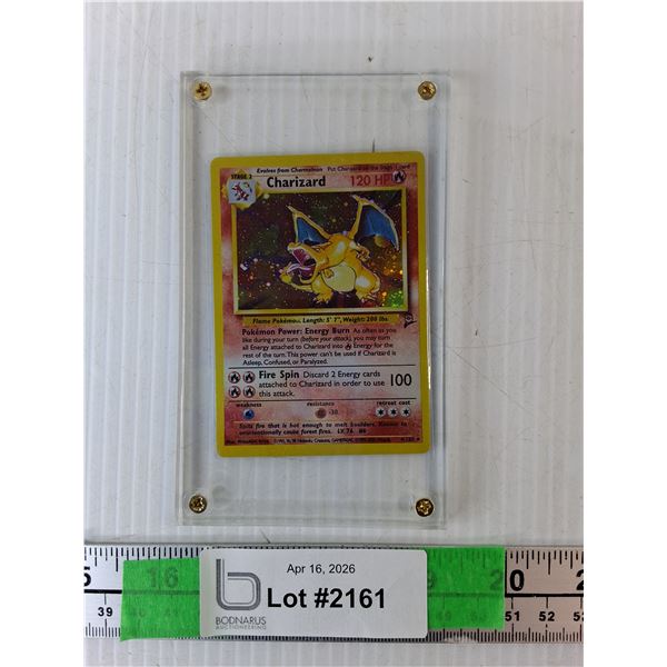 Framed Charizard Pokemon Card- Cannot Authenticate