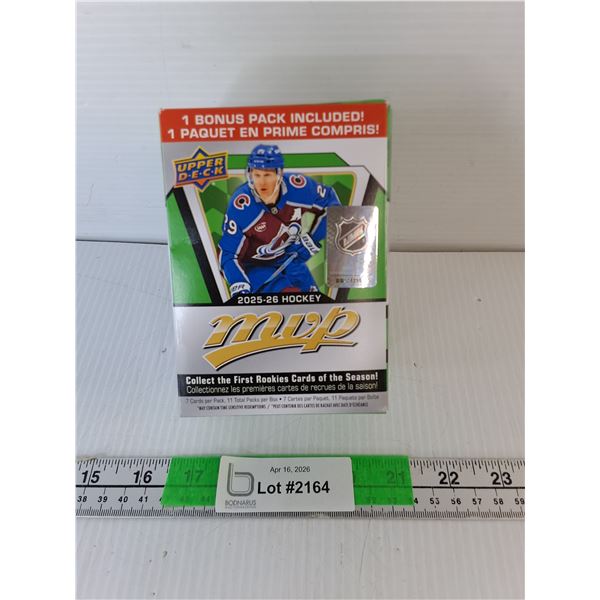 Upper Deck 2025/26 MVP NHL Cards- Not Sealed, Cannot Authenticate